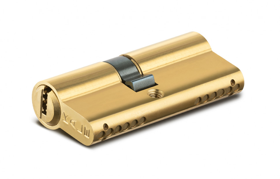 Цилиндровый Kale kilit (Кале килит) механизм 164 SN/90 (30+10+50) mm упк.БЛИСТЕР латунь 5 кл.