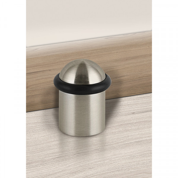 Упор Punto (Пунто) дверной напольный DFIX/F40 (DS PF-40) SN-3 мат.никель