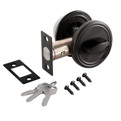 Замок Ajax (Аякс) врезной DK.002 BK BL черный