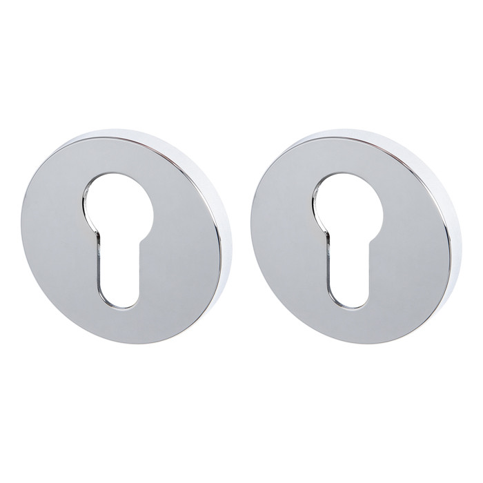 Накладка Armadillo (Армадилло) под цилиндр ET.R.URS52 (ET URS) CP-8 хром