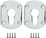 Накладка Fuaro (Фуаро) на цилиндр ESC.C+C/OV.set (ESC031) CP хром (2шт.)