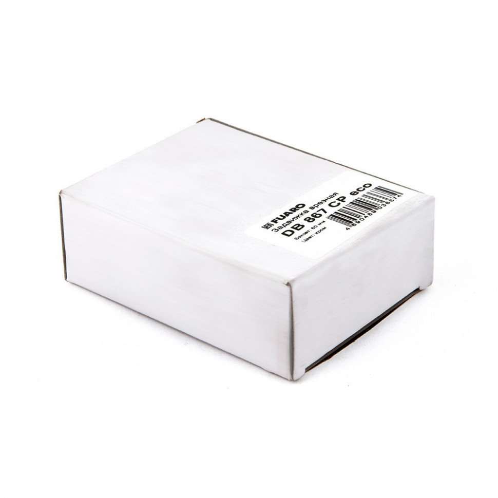 Задвижка Fuaro (Фуаро) врезная DB-ECO.867 (DB 867 eco) CP (хром) бэксет 65мм