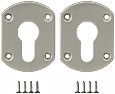 Накладка Fuaro (Фуаро) на цилиндр ESC.C+C/OV.set (ESC031) SN мат.никель (2шт.)