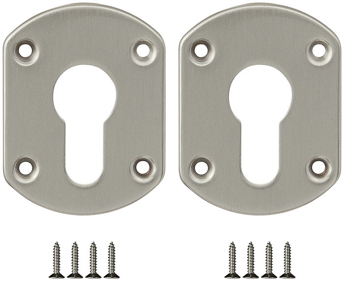 Накладка Fuaro (Фуаро) на цилиндр ESC.C+C/OV.set (ESC031) SN мат.никель (2шт.)