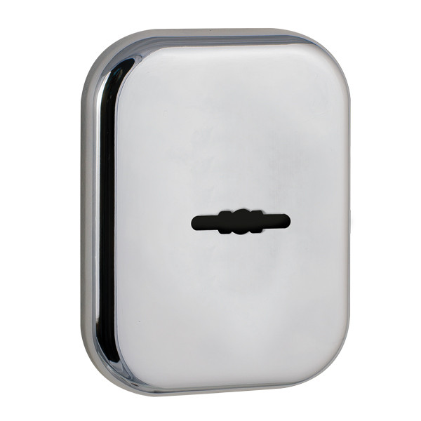 Накладка Fuaro (Фуаро) на сувальдный замок ESC.S.XL/K.486 CP (SC 486-S SQ XL) со шторкой хром (1шт.)