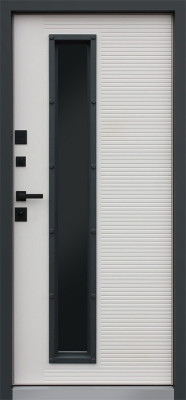 Стальная дверь "Trento" с окном (терморазрыв 3к)