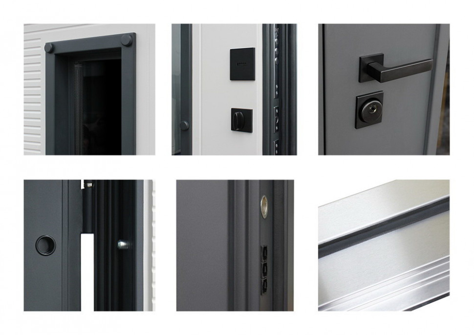 Стальная дверь "Trento" с окном (терморазрыв 3к)