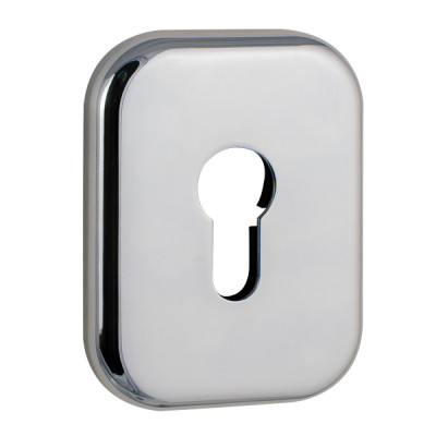 Накладка Fuaro (Фуаро) на цилиндр ESC.C.XL/K.486 (ESC 486-C SQ XL) CP хром (1 шт.)