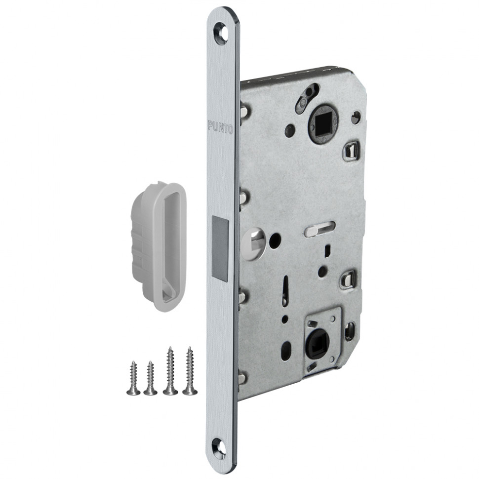 Защелка Punto (Пунто) врезная магнитная ML96WC-50/BL AL (алюминий) блистер