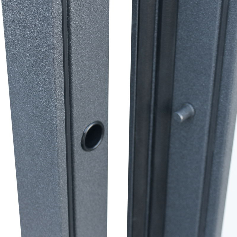 Стальная дверь "Арктика" с зеркалом (терморазрыв 3к)