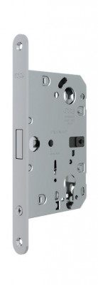 B06133.50.34 AGB (АГБ) Корпус врезного замка под цилиндр (мат хром) тех. уп. без отв. пл. POLARIS WAVE