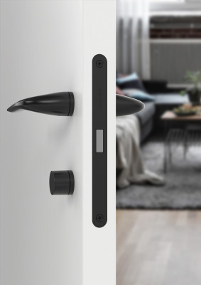 Ручка Armadillo (Армадилло) раздельная R.ART30.LACONY BL-26 черный