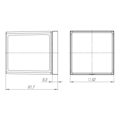 Ручка Armadillo (Армадилло) раздельная K.ART52.SYMMETRY BL-26 черный