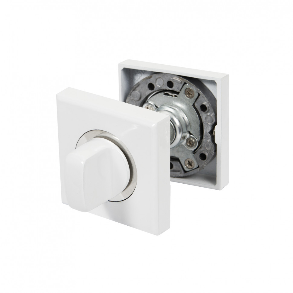 Ручка поворотная Ajax (Аякс) с фиксацией ключом BK6.FIX.JK WH-19 белый