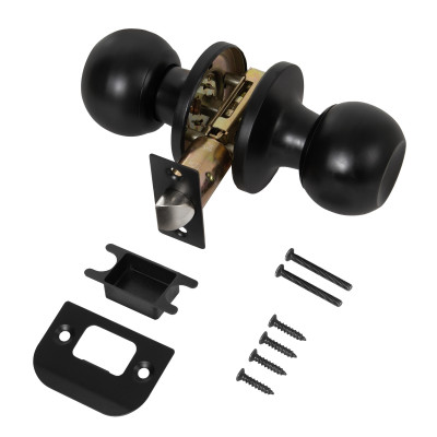 Ручка Punto (Пунто) защелка DK672/BL BL-PS (без фик.) черный