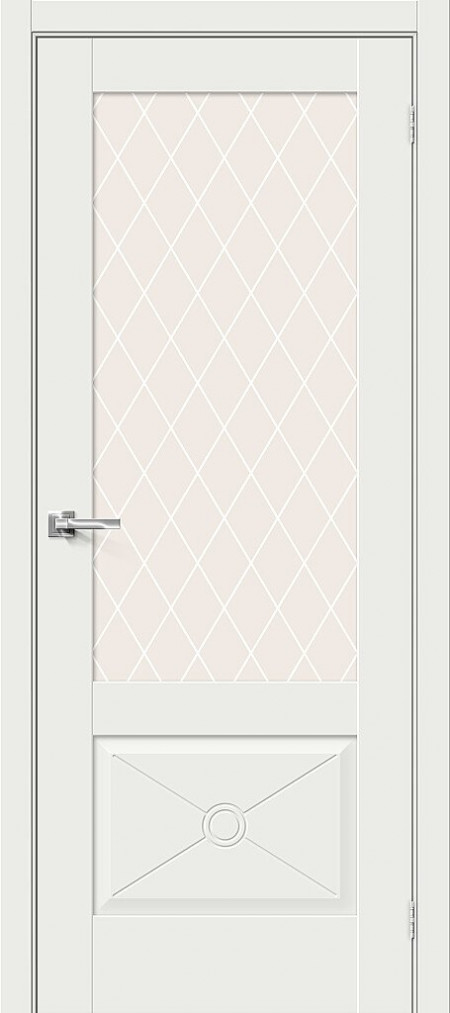Прима-13.Ф2.0.0 White Matt White Сrystal