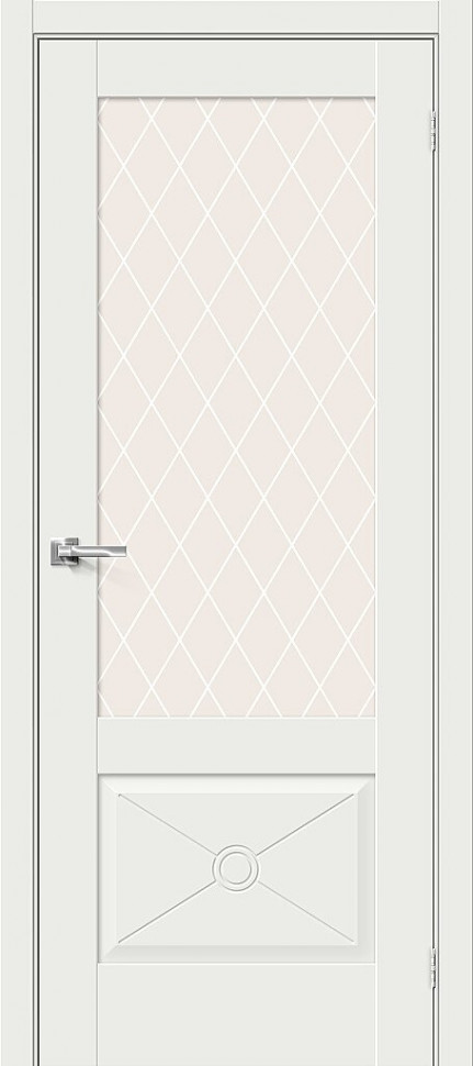 Прима-13.Ф2.0.0 White Matt White Сrystal