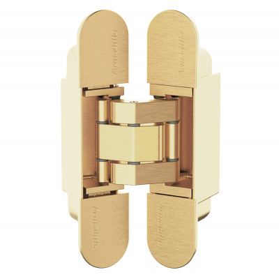 Петля Armadillo (Армадилло) скрытой установки U3D3000.VPG FSG флор. золото TECH