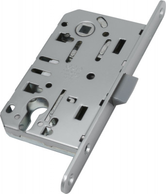 Корпус замка AGB (АГБ) под цилиндр MEDIANA EVOLUTION B01103.50.06.567 с отв. планкой B01000.13 (никель)