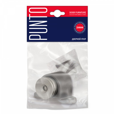 Упор Punto (Пунто) дверной напольный DFIX/MF52 (DSM-52) магнитный CP-8 хром