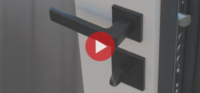 Стальная дверь "Ювентус" с зеркалом