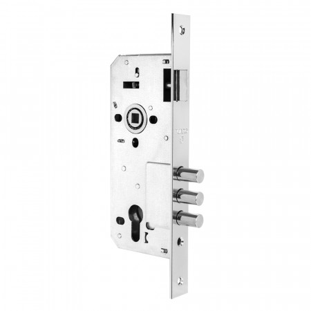 Корпус Fuaro (Фуаро) врезного замка с защёлкой DD900/C-45.85.3MR (900 3MR/CP W/B) CP хром