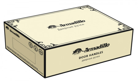 Ручка Armadillo (Армадилло) раздельная R.CL55.Bella (Bella CL2) SILVER-925 серебро 925