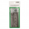 Петля Fuaro (Фуаро) универсальная IN4400U-BL BN (4BB/BL 100x75x2,5) черный глянец БЛИСТЕР