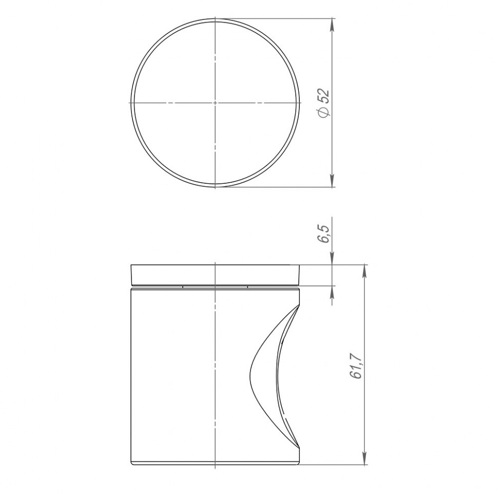 Ручка Armadillo (Армадилло) раздельная R.ART52.BALANCE FSG-39 флорентийское золото
