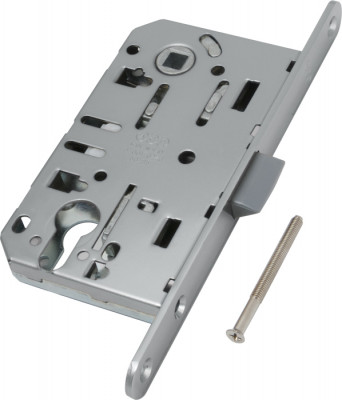 Корпус AGB (АГБ) врезного замка под цилиндр MEDIANA EVOLUTION B01103.50.06 (никель)