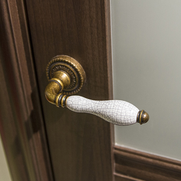 Ручка Armadillo (Армадилло) раздельная R.CL55.Silvia (Silvia CL1) OB/CRP-213 античная бронза/кракелюр