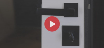 Стальная дверь "Velvet" с зеркалом