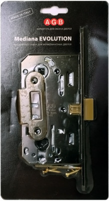 Корпус замка AGB (АГБ) под цил. MEDIANA EVOLUTION B01103.50.12.567 с отв. планкой B01000.13 (ант бронза)