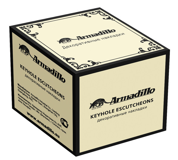 Накладка Armadillo (Армадилло) под цилиндр ET.R.CL55 (ET/CL) SILVER-925 серебро 925