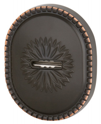 Накладка Armadillo (Армадилло) на сувальдный замок ESC.S-auto.CL/OV (PS-DEC CL) ABL-18 темная медь