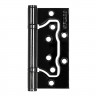 Петля Fuaro (Фуаро) универсальная без врезки IN4500W-BL BN (500-2BB/BL 100x2,5) черный глянец БЛИСТЕР