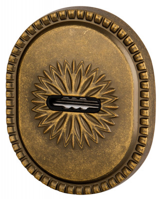 Накладка Armadillo (Армадилло) на сувальдный замок ESC.S-auto.CL/OV (PS-DEC CL / ATC Protector 1) OB-13 античная бронза