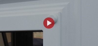 Стальная дверь "Titanium" с окном и английской решеткой (терморазрыв 3к)