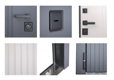 Стальная дверь "Вертикаль"