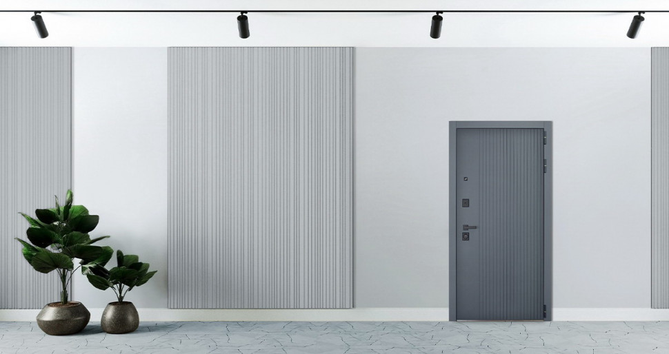 Стальная дверь "Вертикаль"