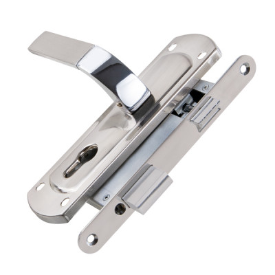 Корпус замка Punto (Пунто) с ручкой LOCKSET25.ORION.5558-1 (KIT P25 5558 ORION) SN/CP мат.никель/хром