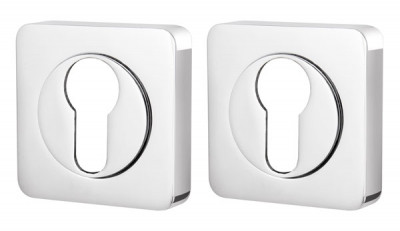 Накладка Armadillo (Армадилло) под цилиндр ET.K.SQ52 (ET/SQ) CP-8 хром