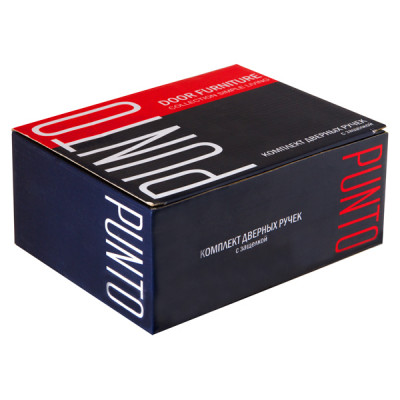 Ручка Punto (Пунто) защелка DK630 SB-BK (6030 SB-B) (фик.) мат. золото