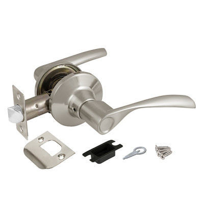 Ручка Ajax (Аякс) защелка DK610 SN-PS (6010 SN-P) (без фик.) мат. никель