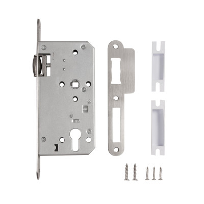 Замок Fuaro (Фуаро) врезной DD.INOX/C-55.72/R с роликовой защелкой