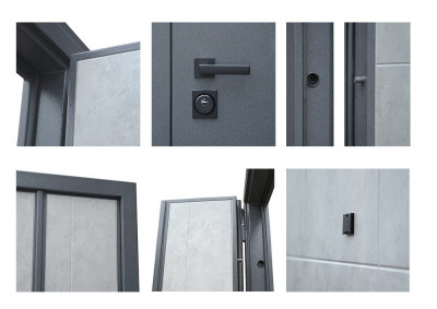 Стальная дверь «Байкал» (двустворчатая)