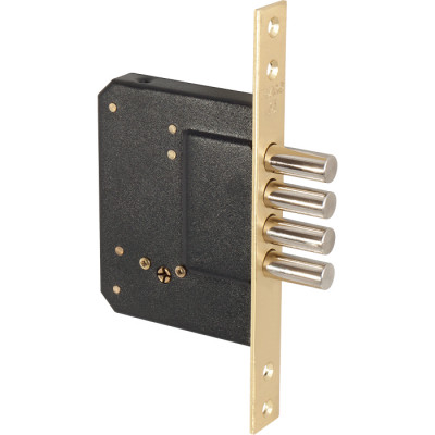 Замок Fuaro (Фуаро) врезной крестообразный X200-4MF/PB (200-4MF/PB) латунь 5key