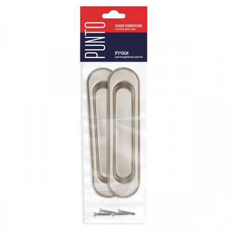 Ручка Punto (Пунто) для раздвижных дверей SH.SL152.010 (Soft LINE SL-010) SN матовый никель