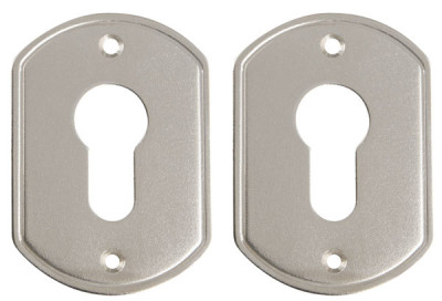 Накладки Guardian (Гардиан) под цилиндр &quot &quot никель ГН 30 /пара/, плоская /123:475/