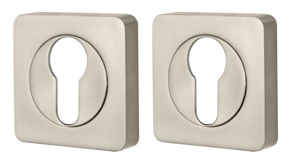 Накладка Armadillo (Армадилло) под цилиндр ET.K.SQ52 (ET/SQ) SN-3 матовый никель